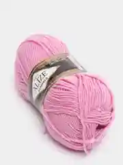 Розовый пряжа Alize Lanagold, 240 м