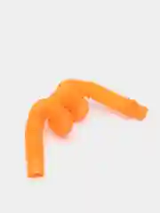Оранжевый трубка поп ит/ Pop tubes/Поп ит трубка 21 см/Игрушка антистресс/Трубка гофра для детей