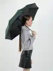 Тёмно-зелёный зонт классический, автоматический