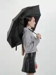 Черный зонт классический, автоматический