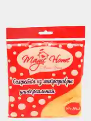 Желтый салфетка из микрофибры Magic Home, 30 х 30 см