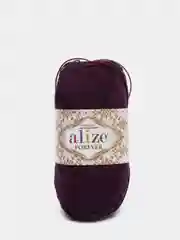 Бордовый пряжа Alize "Forever", микрофибра, 50 г, 300 м