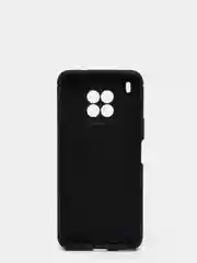 Черный чехол Honor 50 Lite для с тиснением под кожу