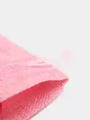 Розовый льняной подарочный мешочек