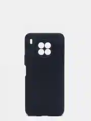 Темно-синий чехол Honor 50 Lite для с тиснением под кожу