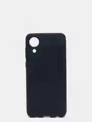 Темно-синий чехол для Samsung A03 Core с тиснением под кожу