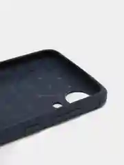 Темно-синий чехол для Samsung A03 Core с тиснением под кожу