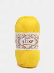 Желтый пряжа Alize "Forever", микрофибра, 50 г, 300 м