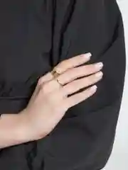 Золотой парные кольца, 2 штуки