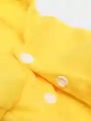 Желтый комбинезон с капюшоном для собак и кошек