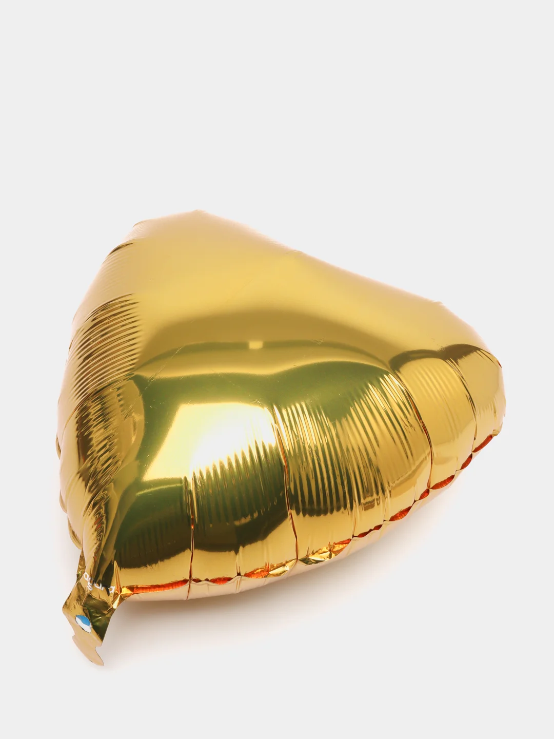 Голубой фольгированный шар сердце 19", 49 см