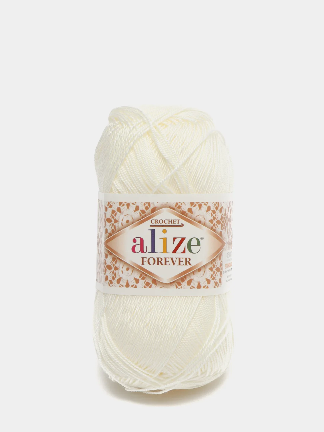 Молочный пряжа Alize "Forever", микрофибра, 50 г, 300 м