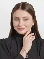Серый металлик браслеты - унисекс
