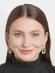 Золотой серьги геометрия