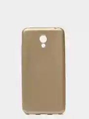 Золотой чехол-накладка Meizu 6, силикон матовый