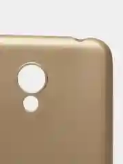Золотой чехол-накладка Meizu 6, силикон матовый