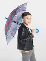 Синий зонт детский "Герои Marvel"