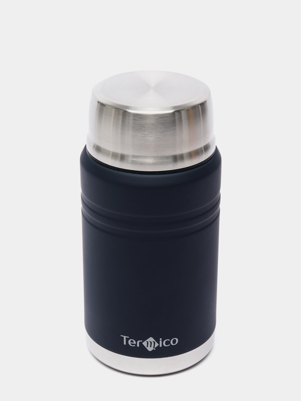 Термос для еды Termico, 0.75 л, синий, с ложкой