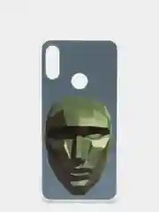 Хаки чехол Xiaomi Redmi Note 7, Redmi Note 7 Pro, Сяоми Редми Нот 7 с рисунком Игра в кальмара