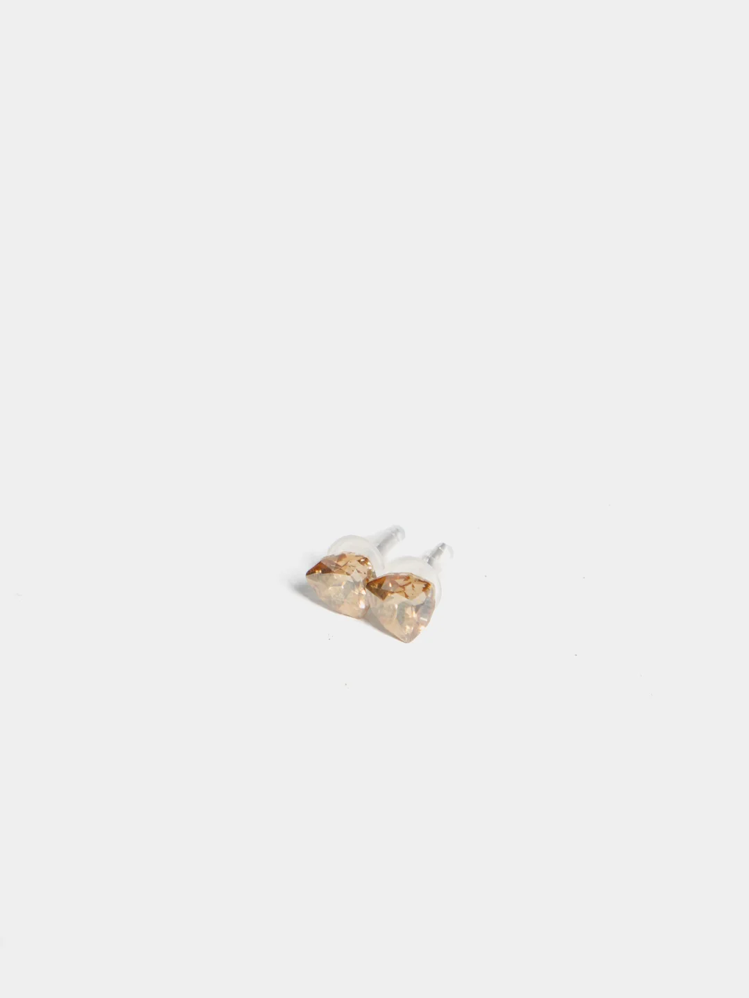 Бронзовый серьги-гвоздики Swarovski (треугольник), Xuping