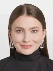 Серебряный серьги геометрия