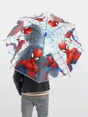 Прозрачный зонт детский "Герои Marvel"