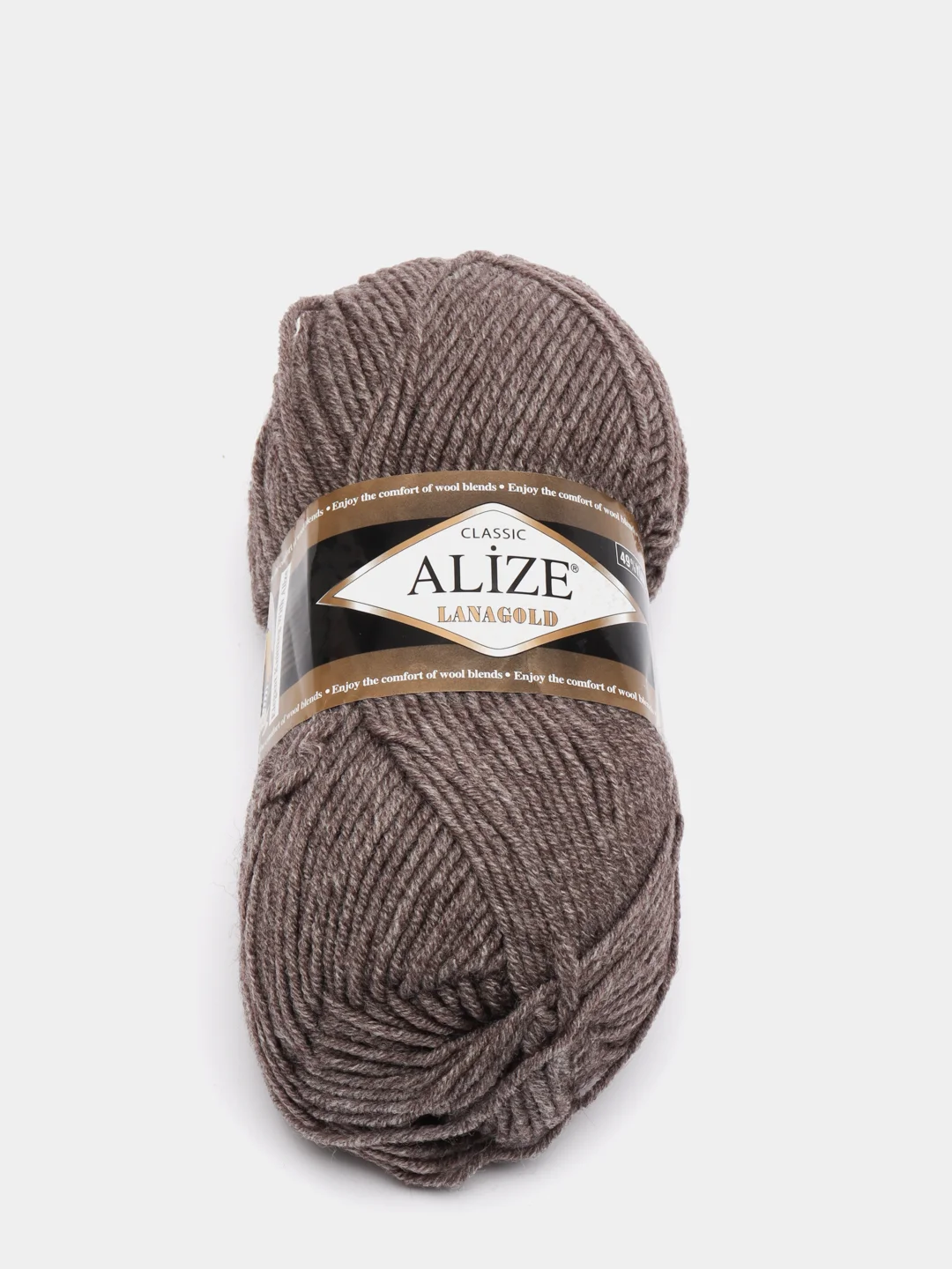 Коричневый пряжа Alize Lanagold, 240 м