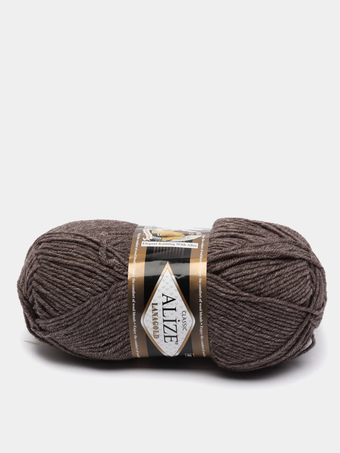 Коричневый пряжа Alize Lanagold, 240 м