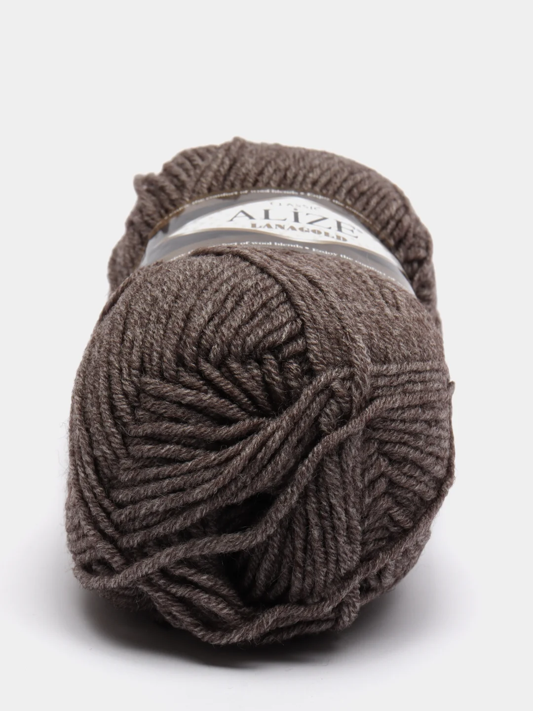 Коричневый пряжа Alize Lanagold, 240 м