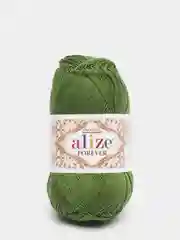 Зеленый пряжа Alize "Forever", микрофибра, 50 г, 300 м