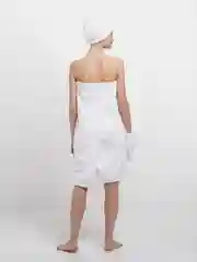 Белый набор для сауны женский, махровый, разные цвета, XL-3XL(50-58)