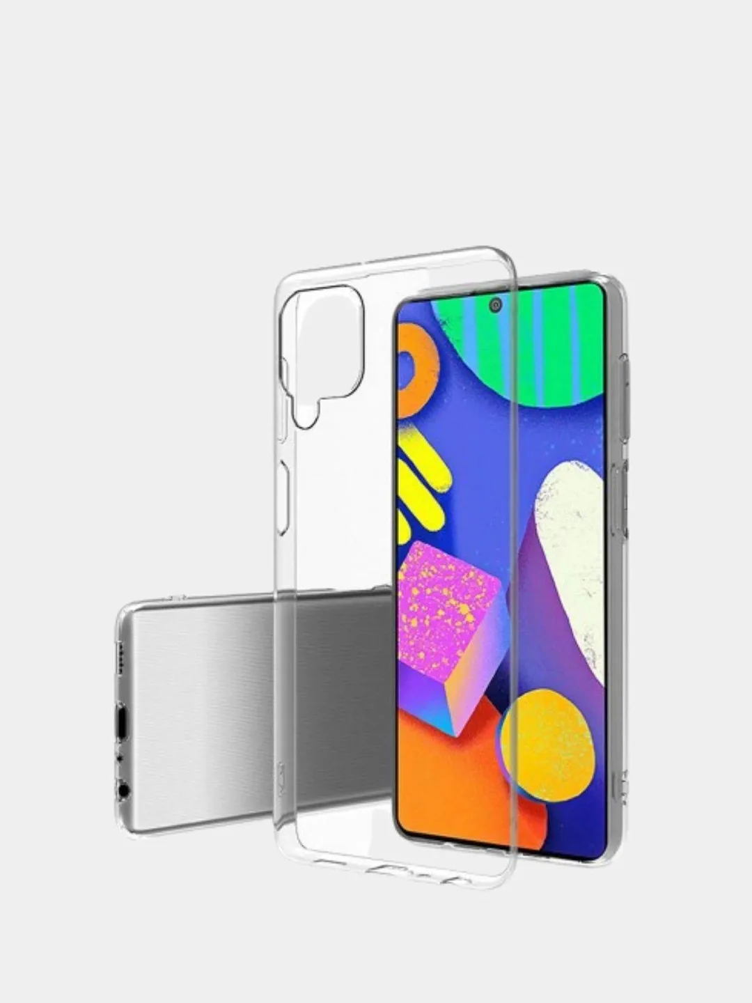 Чехол на Samsung Galaxy A22 / M32 / M22 прозрачный силиконовый