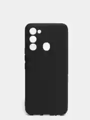 Черный накладка силиконовая матовая для TECNO Spark 8C, 8P, Go 2022, Spark 7, Pova 2, Pop 5 lite