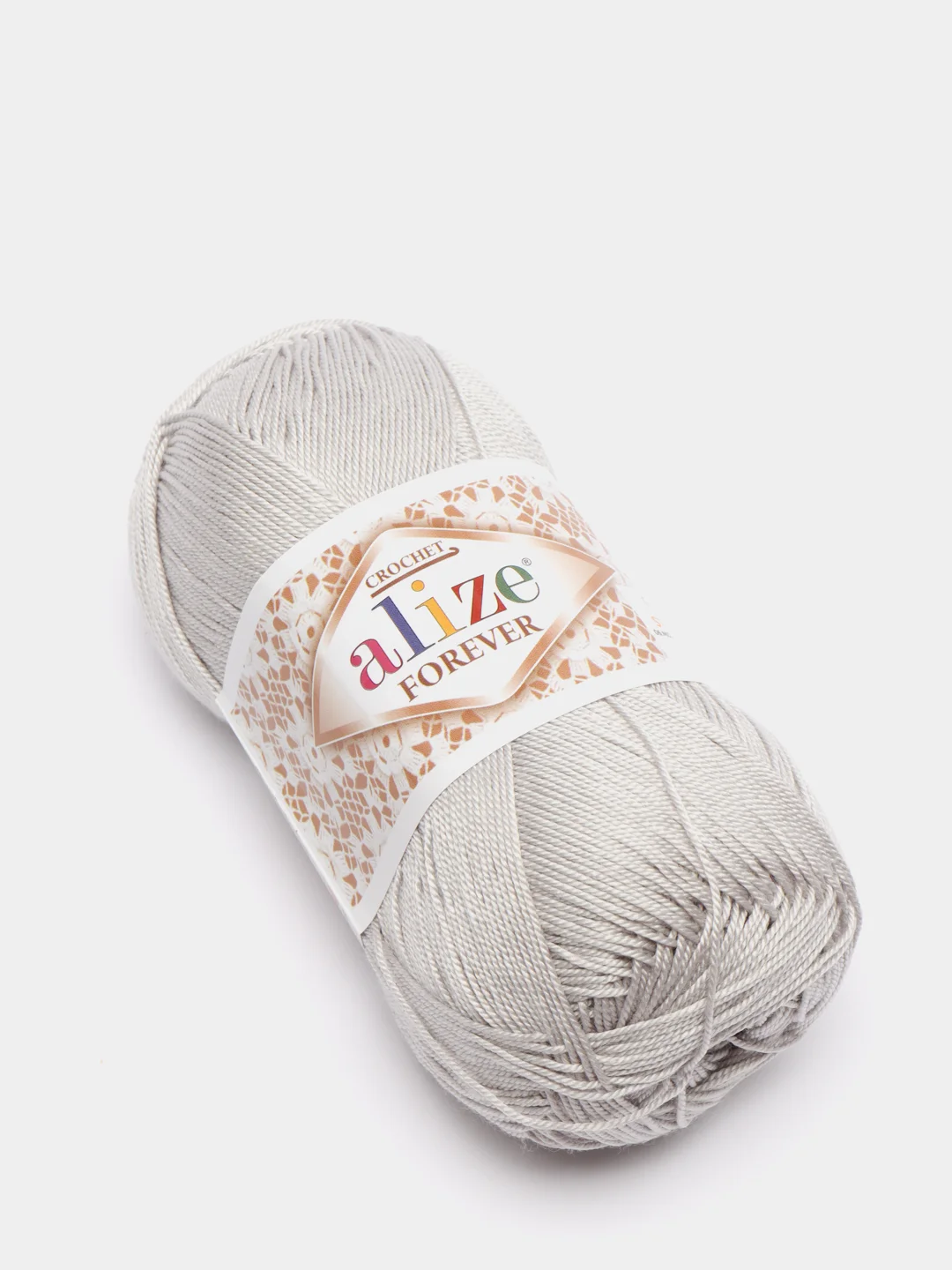 Серебряный пряжа Alize "Forever", микрофибра, 50 г, 300 м