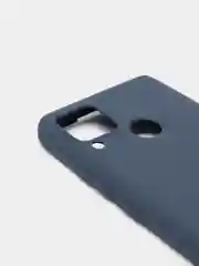 Серый чехол мягкий накладка для Realme C21, C11, C15, C3, C20, 8