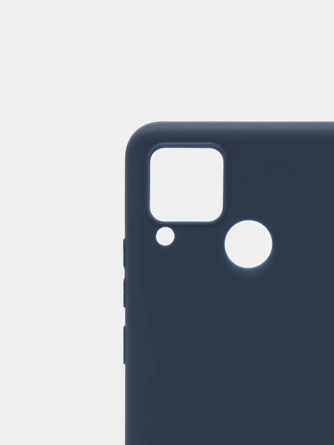 Серый чехол мягкий накладка для Realme C21, C11, C15, C3, C20, 8
