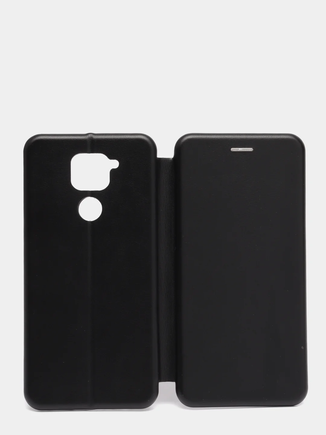 Черный чехол-книжка для Xiaomi Redmi Note 9 (Сяоми Редми Нот 9)