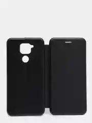 Черный чехол-книжка для Xiaomi Redmi Note 9 (Сяоми Редми Нот 9)