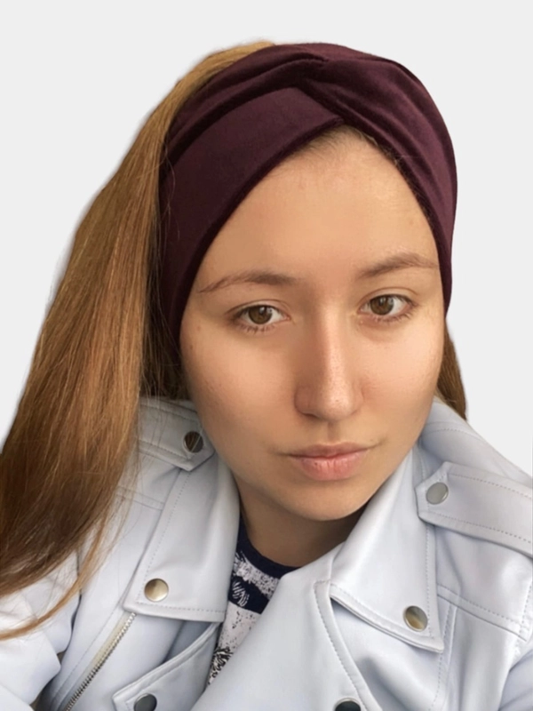 Повязка на голову бархатная