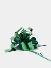 Зеленый бант-шар
