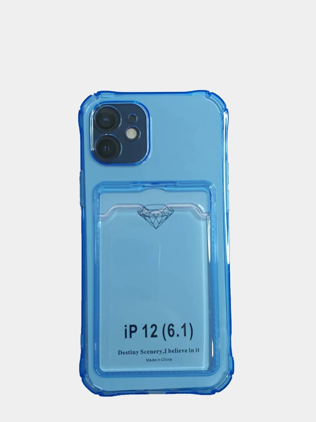 Синий чехол-накладка для телефона iPhone 11 / 12 /12 /12 pro /12 pro Max /13 /13pro /13 pro max