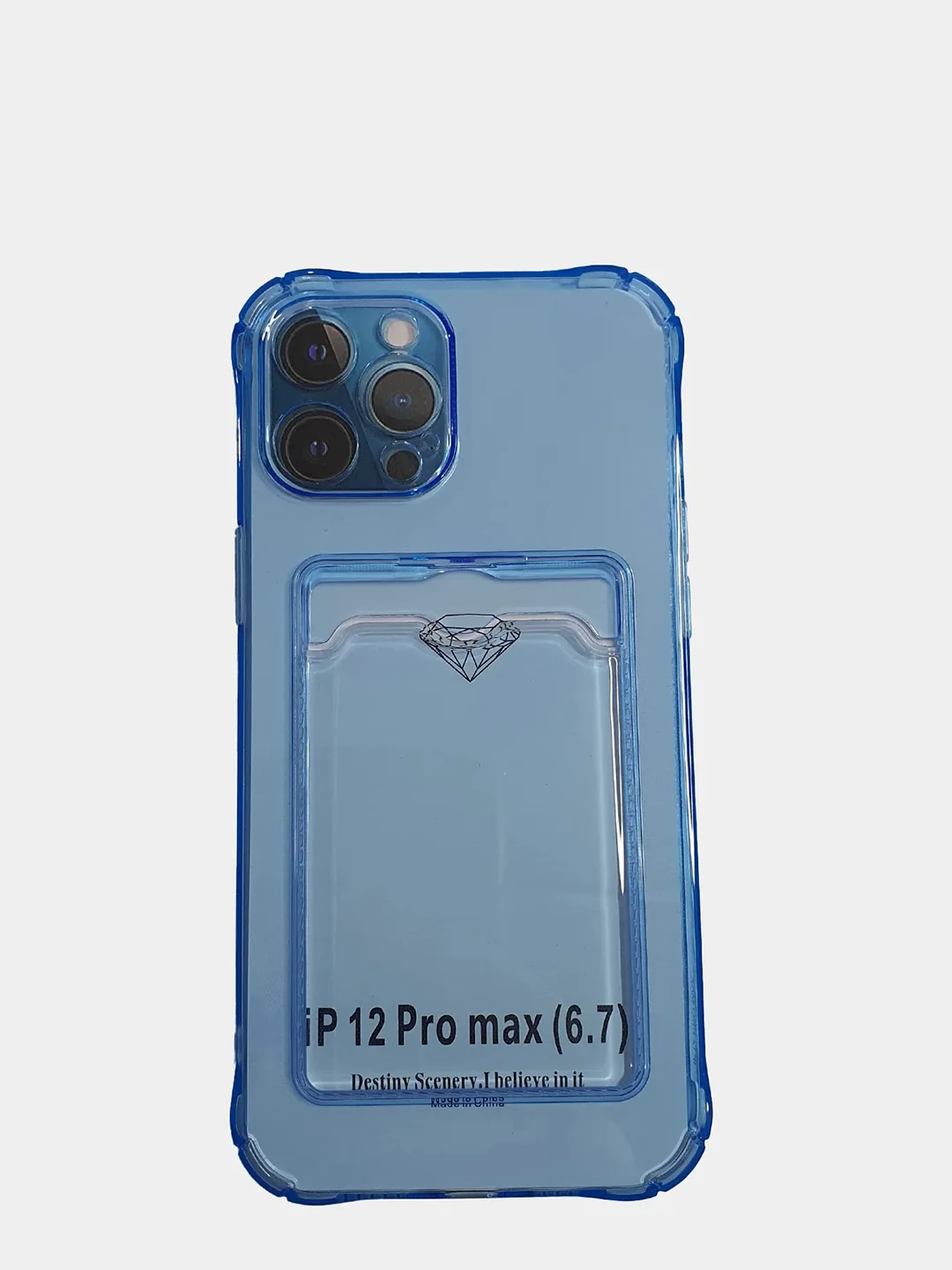 Синий чехол-накладка для телефона iPhone 11 / 12 /12 /12 pro /12 pro Max /13 /13pro /13 pro max