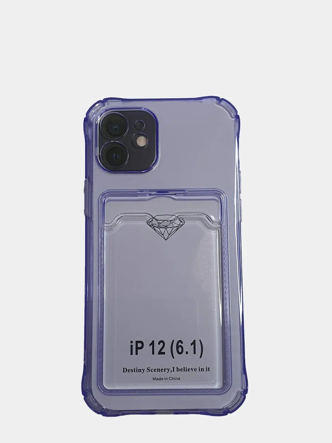 Фиолетовый чехол-накладка для телефона iPhone 11 / 12 /12 /12 pro /12 pro Max /13 /13pro /13 pro max