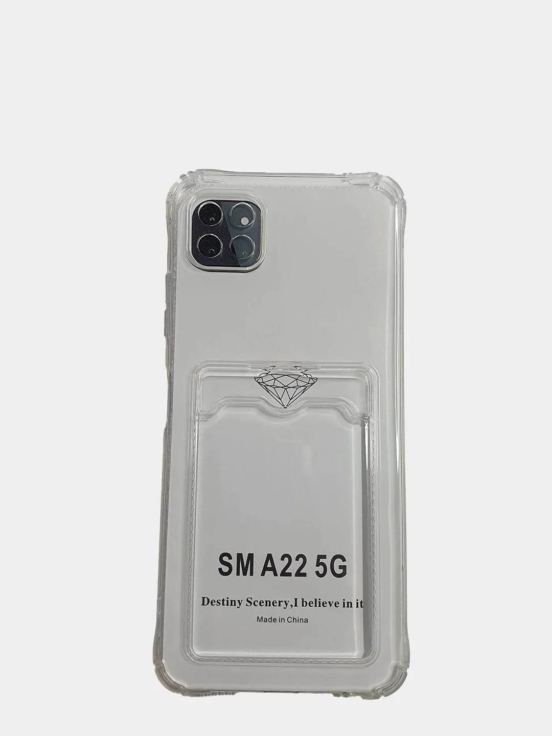 Зеленый чехол-накладка для телефона Samsung A50, А22 5g, A22 4g, A12, М32, a22S