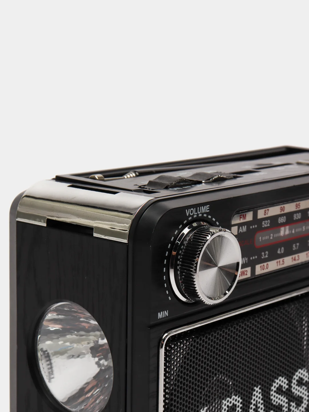 Радиоприемник Meier M-35BT с часами, фонариком и Bluetooth, черный