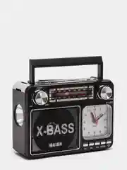 Радиоприемник Meier M-35BT с часами, фонариком и Bluetooth, черный