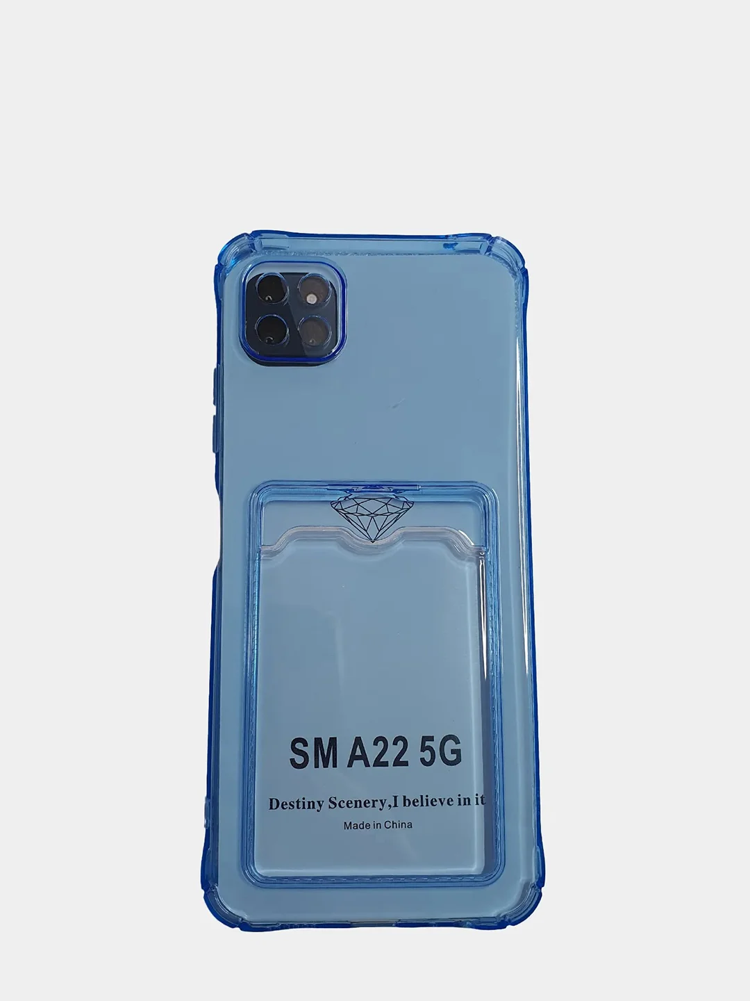 Синий чехол-накладка для телефона Samsung A50, А22 5g, A22 4g, A12, М32, a22S