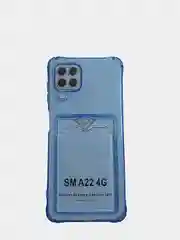 Синий чехол-накладка для телефона Samsung A50, А22 5g, A22 4g, A12, М32, a22S