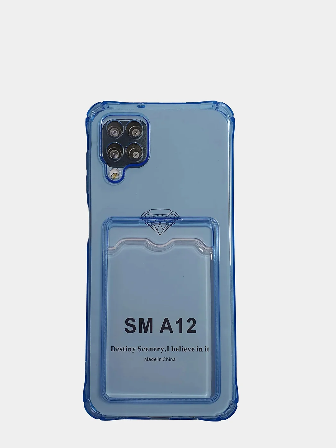 Синий чехол-накладка для телефона Samsung A50, А22 5g, A22 4g, A12, М32, a22S