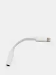Адаптер IPhone переходник Lightning на Jack 3,5 мм для наушников 8см